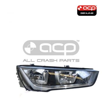 Halogen Head Lamp Drivers Side Genuine Suits Audi A1 8X 12/2010 to 2/2015