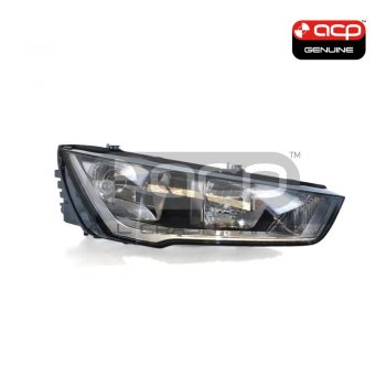 Halogen Head Lamp Drivers Side Genuine Suits Audi A1 8X Hatch 2/2015 to 7/2019