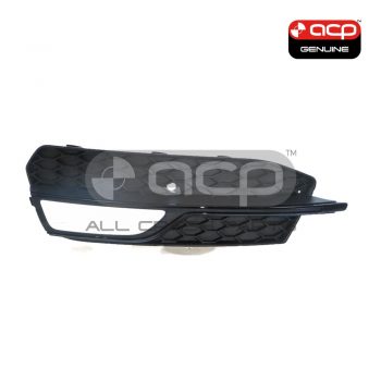 Front Bar Grille With Fog Light Mount Passenger Side Genuine Suits Audi A3 S-Line 8V 5/2013 to 5/2016