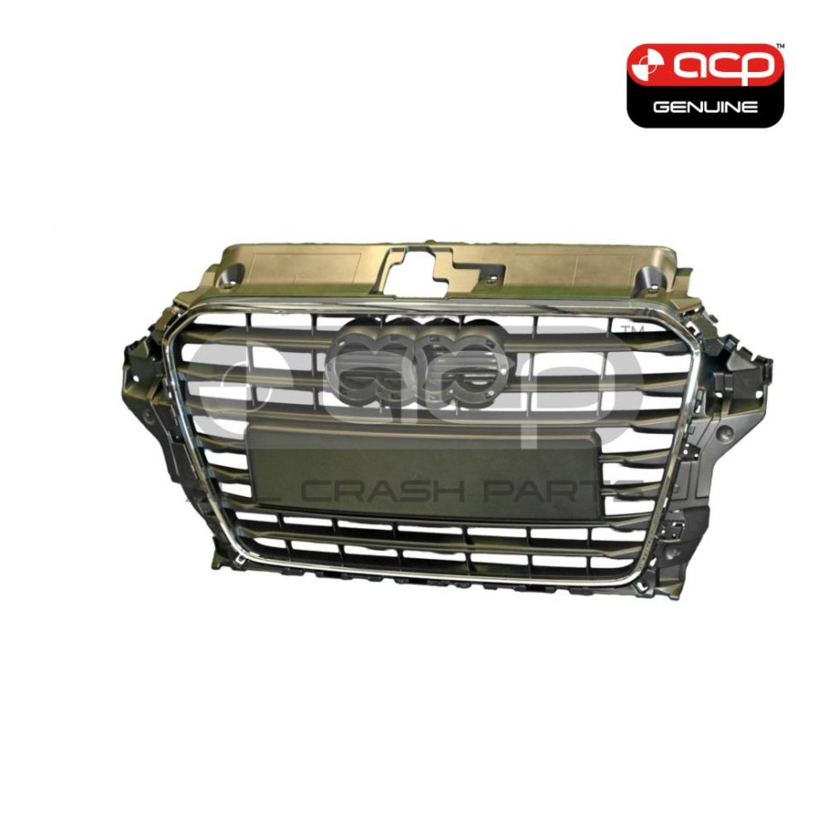 Grey Grille Genuine Suits Audi A3 8V Hatch 2013 to 2016