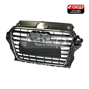 Grey Grille Aftermarket Suits Audi A3 8V Hatch 2013 to 2016