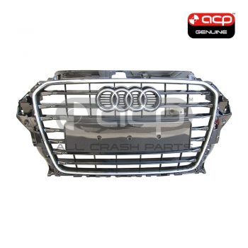 Black Grille Genuine Suits Audi A3 8V S-Line Hatch 2013 to 2016