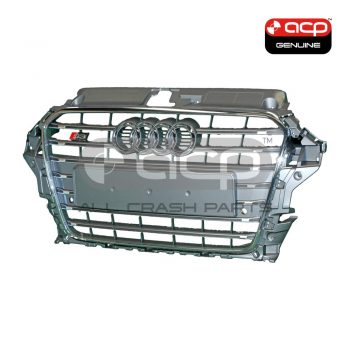 Grey Grille Genuine Suits Audi S3 8V Sedan/Cabriolet 2014 to 2016