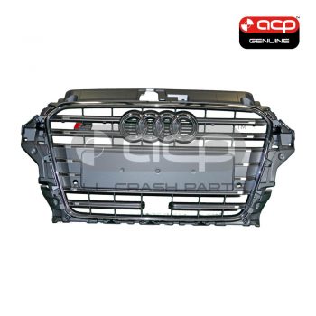 Grey Grille Genuine Suits Audi S3 8V Hatch/Cabriolet 2013 to 2016