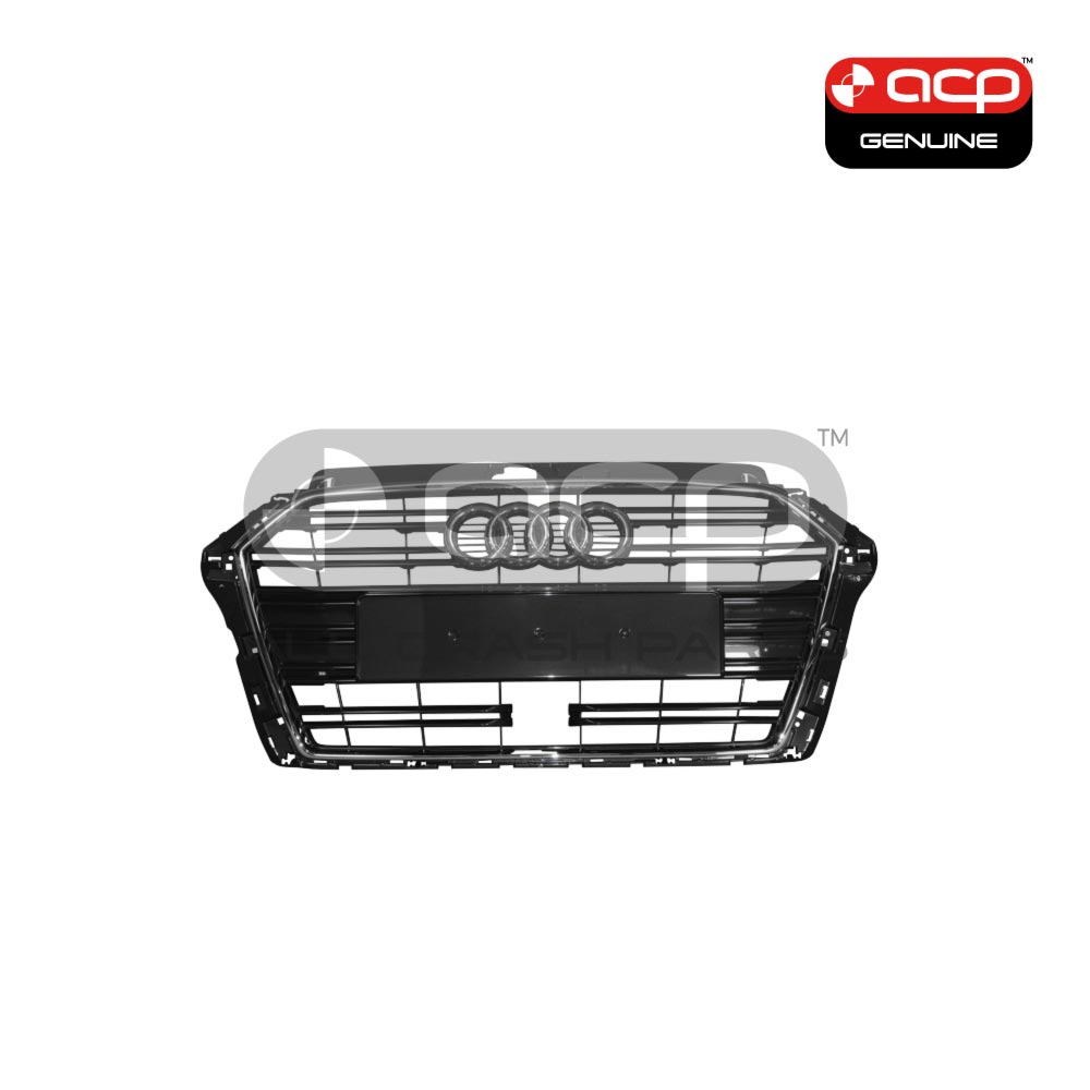 Chrome Grille Genuine Suits Audi A3 8V S-Line 2016 On