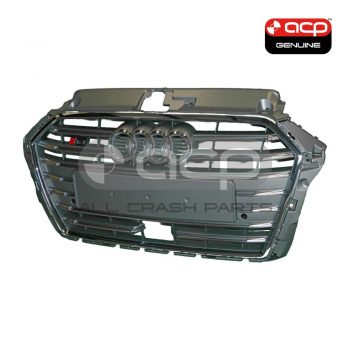 Grey Grille Genuine Suits Audi S3 8V 2016 On