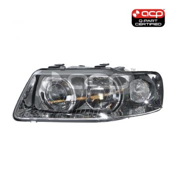 Halogen Electric Adjust Head Lamp Passenger Side Certified Suits Audi A3 8L 1997 to 2004