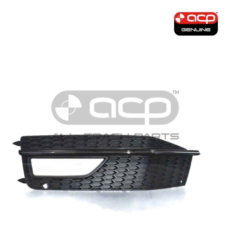 Front Bar Grille Passenger Side Genuine Suits Audi S4 B8 2012 to 2015