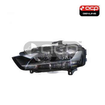 Halogen Head Lamp Passenger Side Genuine Suits Audi A4 B8 2012 to 2015