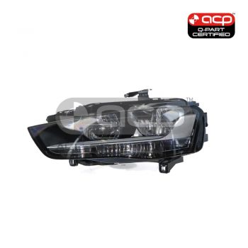 Halogen Head Lamp Passenger Side Certified Suits Audi A4 B8 2012 to 2015