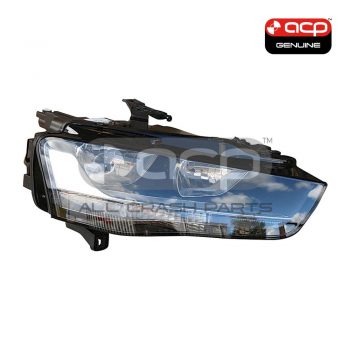 Halogen Head Lamp Drivers Side OES Suits Audi A4 B8 2012 to 2015