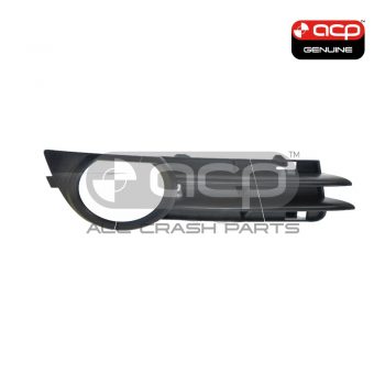 Front Bar Grille With Fog Light Mount Drivers Side Genuine Suits Audi A3 8P 2/2005 to 10/2008