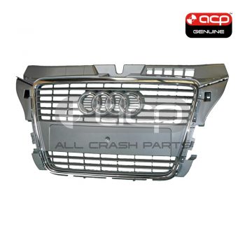 Grey Grille Genuine Suits Audi A3 8P 2008 to 2014