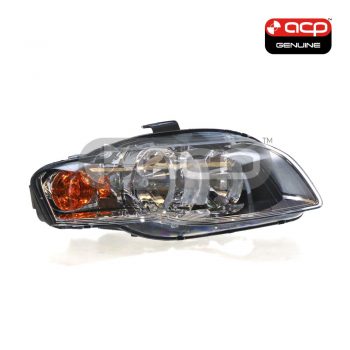 Halogen Head Lamp Drivers Side OES Suits Audi A4 B7 Sedan/Wagon 2005 to 2008