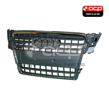 Silver Grille Genuine Suits Audi A4 B8 2008 to 2012