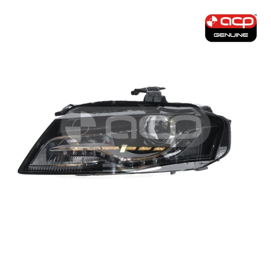 Halogen Head Lamp Passenger Side Genuine Suits Audi A4 B8 4/2008 to 5/2012