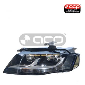 Halogen Head Lamp Passenger Side Certified Suits Audi A4 B8 4/2008 to 5/2012