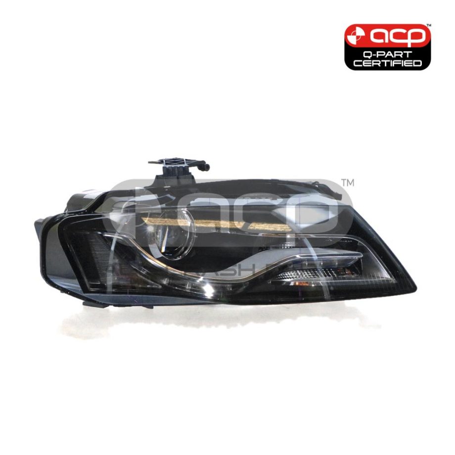 Bi-Xenon Head Lamp Drivers Side Certified Suits Audi A4 B8 4/2008 to 5/2012