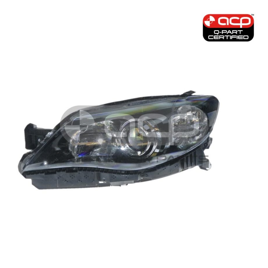 Black Head Lamp Passenger Side Certified suits Subaru Impreza/WRX/STi 2007 to 2014