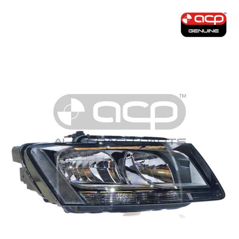 Halogen Head Lamp Drivers Side Genuine Suits Audi Q5 8R 3/2009 to 11/2012