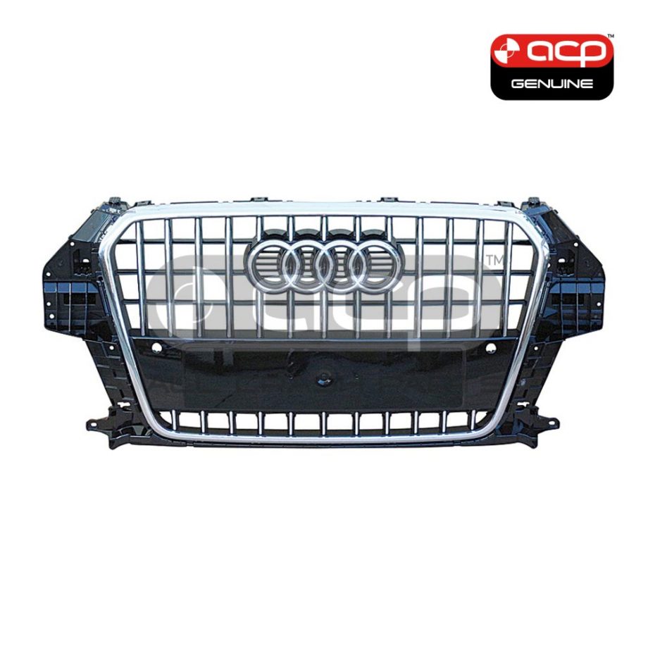Black Grille Genuine Sensor Mount Suits Audi Q3 8U 2012 to 2014