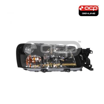 Black Head Lamp Drivers Side Genuine suits Subaru Forester SG 2002 to 2005