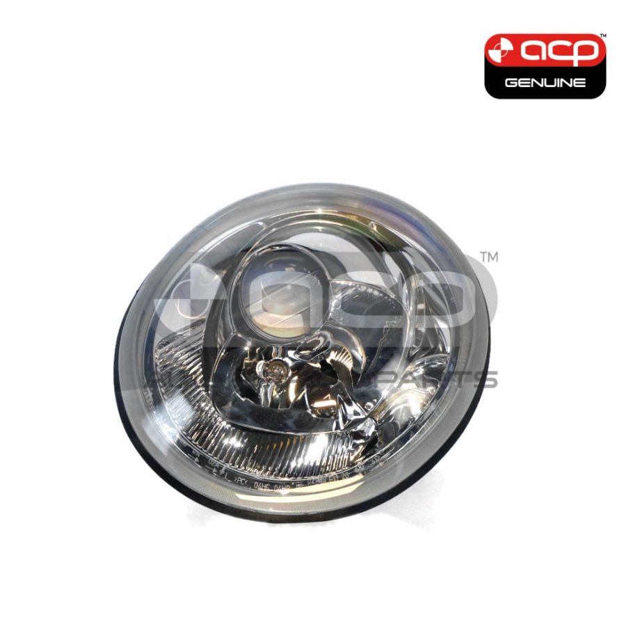 Halogen Manual Adjust Head Lamp Passenger Side OES Suits Volkswagen Beetle 1Y/9C 2000 to 2005