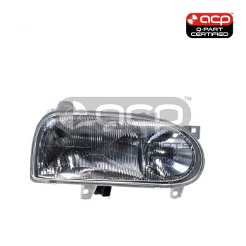 Twin Reflector Head Lamp Drivers Side Certified Suits Volkswagen Golf GTi MK 3 1994 to 1998