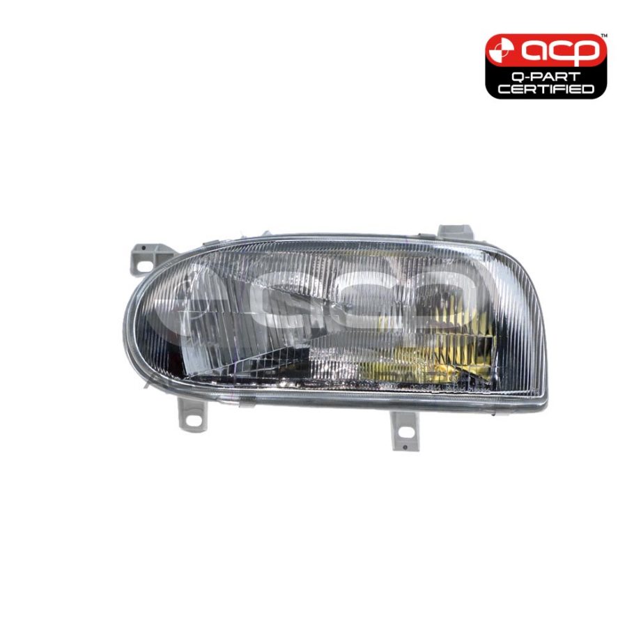 Head Lamp Passenger Side Certified Suits Volkswagen Golf MK 3 1994 to 1998