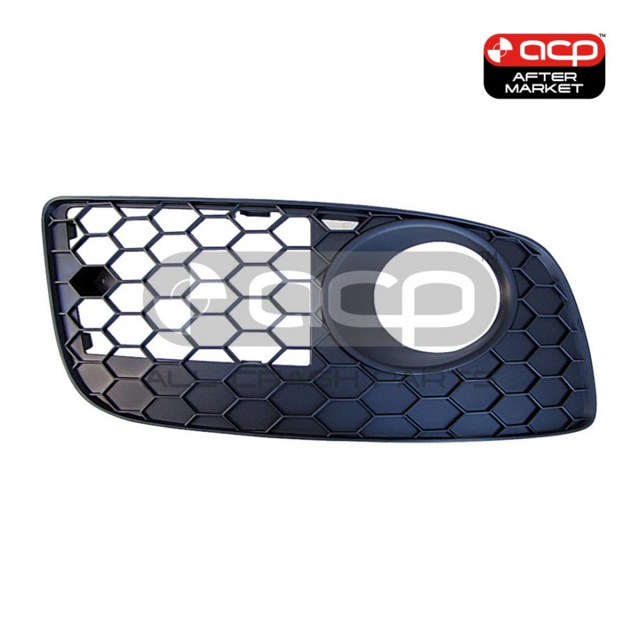 Front Bar Grille With Fog Light Mount Drivers Side Aftermarket Suits Volkswagen Golf GTi MK 5 3/2005 to 2/2009