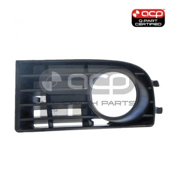 Black Front Bar Grille With Fog Light Mount Passenger Side Certified Suits Volkswagen Golf MK 5 7/2004 to 2/2009