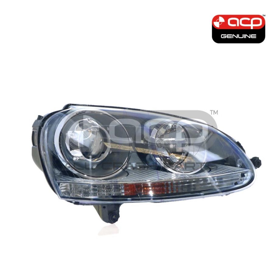 Xenon Head Lamp Drivers Side OES suits Volkswagen Golf/Jetta 2006 to 2011