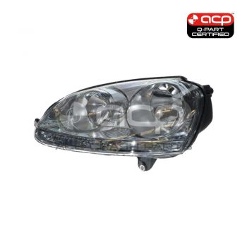 Chrome Head Lamp Passenger Side Certified suits Volkswagen Golf/Jetta 2004 to 2011