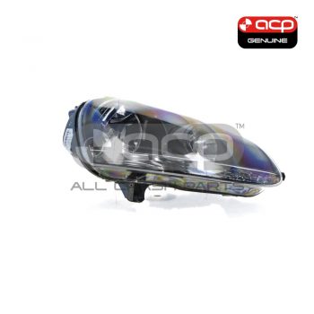 Black Head Lamp Drivers Side Genuine Suits Volkswagen Golf MK 5 2004 to 2009