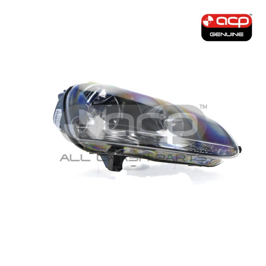Black Head Lamp Drivers Side Genuine Suits Volkswagen Golf MK 5 2004 to 2009