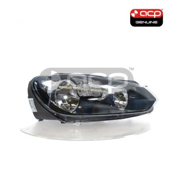 Halogen Head Lamp Drivers Side Genuine Suits Volkswagen Golf MK 6 2009 to 2021