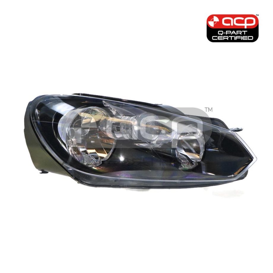 Halogen Head Lamp Drivers Side Certified Suits Volkswagen Golf MK 6 2009 to 2021