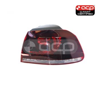 LED Tail Lamp Drivers Side Certified Suits Volkswagen Golf R MK 6 2010 to 2013