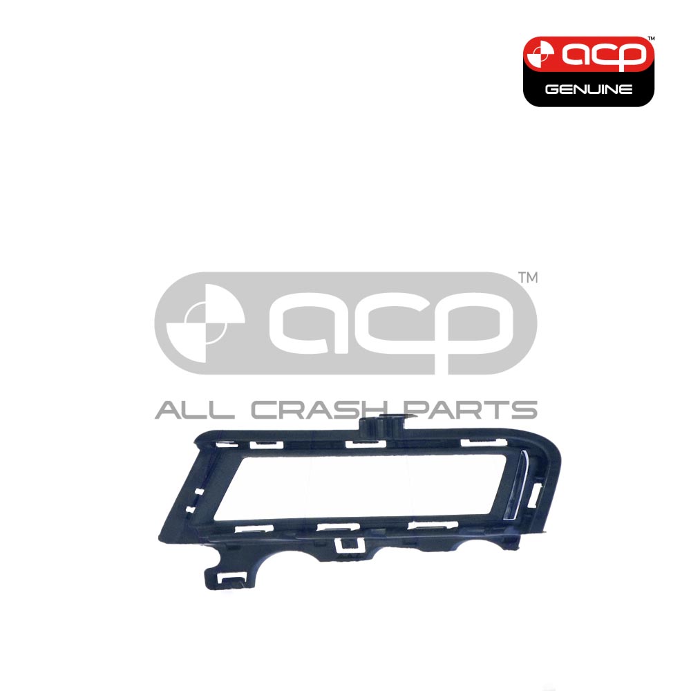 Chrome Upper Front Bar Grille With Fog Light Mount Passenger Side Genuine Suits Volkswagen Golf MK 7 4/2013 to 7/2017