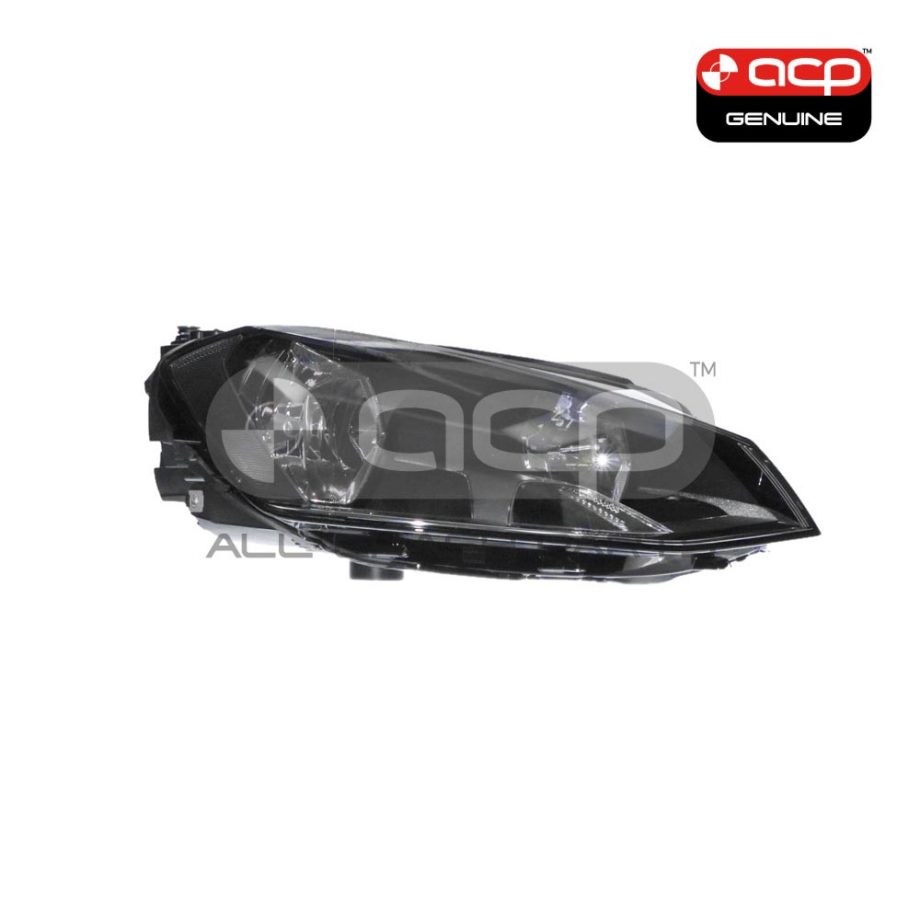 Halogen Manual Adjust Head Lamp Drivers Side OES Suits Volkswagen Golf MK 7 2013 to 2017