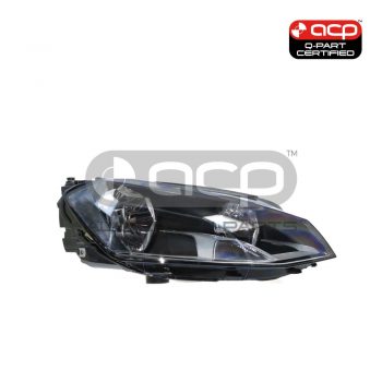 Halogen Manual Adjust Head Lamp Drivers Side Certified Suits Volkswagen Golf MK 7 2013 to 2017