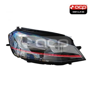 Xenon Head Lamp Drivers Side Genuine Suits Volkswagen Golf GTi Performance MK 7 10/2013 to 7/2017