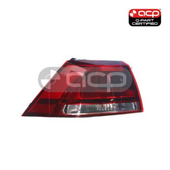 Tinted Tail Lamp Passenger Side Certified Suits Volkswagen Golf MK 7 2013 to 2017
