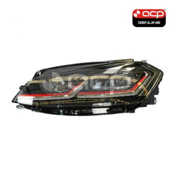 LED Head Lamp Passenger Side Genuine Suits Volkswagen Golf GTi MK 7 2017 On