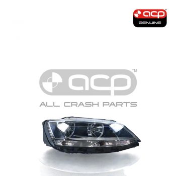 Halogen Manual Adjust Head Lamp Drivers Side OES Suits Volkswagen Jetta 1B 2011 to 2017