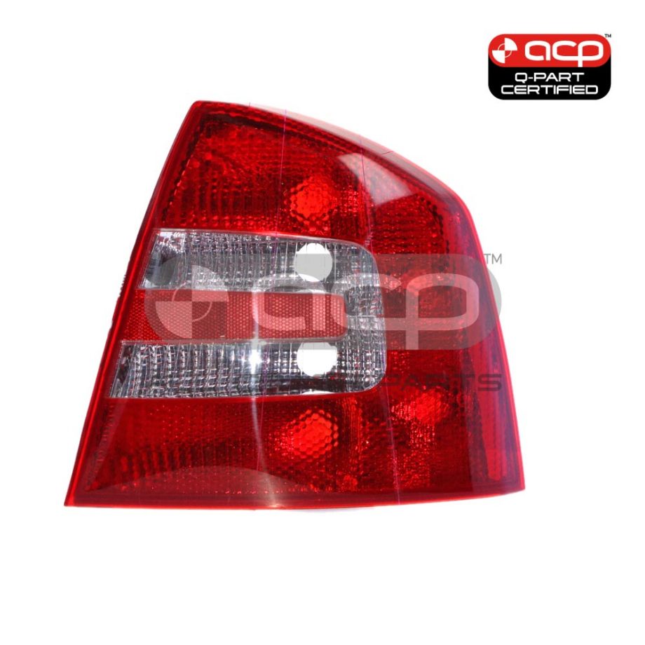 Tail Lamp Drivers Side Certified Suits Skoda Octavia 1Z Sedan 2007 to 2009