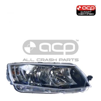 Halogen Electric Adjust Head Lamp Drivers Side Certified Suits Skoda Octavia NE 2013 to 2017