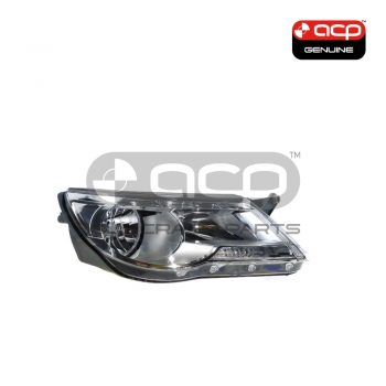 Halogen Electric Adjust Head Lamp Drivers Side Genuine Suits Volkswagen Tiguan 5N 2008 to 2011