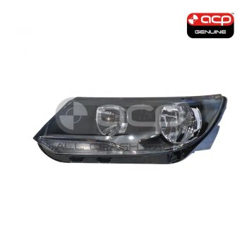 Halogen Electric Adjust Head Lamp Passenger Side OES Suits Volkswagen Tiguan 5N 2011 to 2016