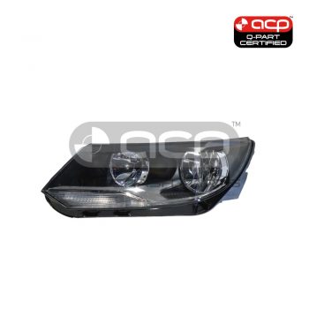 Halogen Electric Adjust Head Lamp Passenger Side Certified Suits Volkswagen Tiguan 5N 2011 to 2016